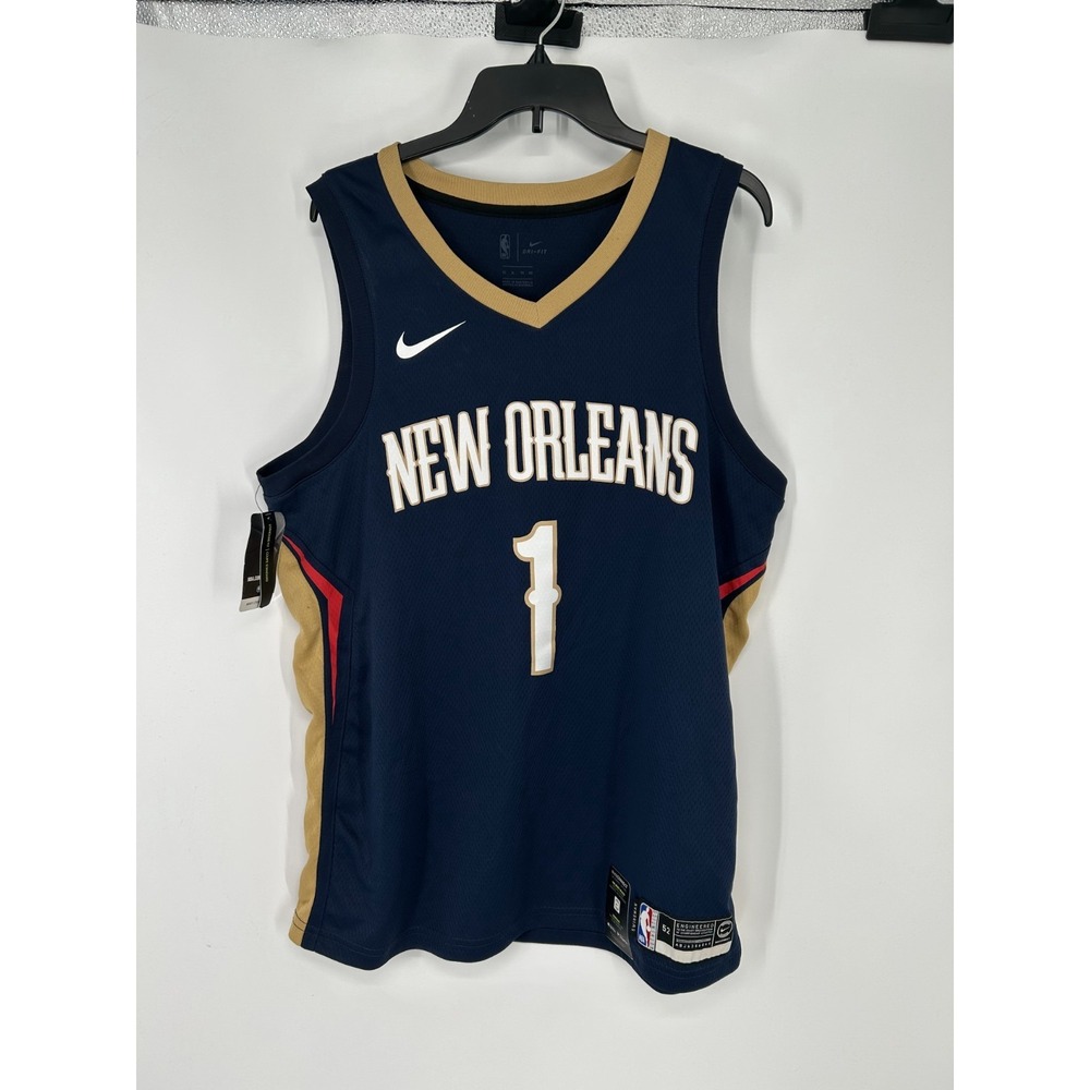 Nike New Orleans Pelicans #1 Zion Williamson Swingman Jersey Men's XL Dri Fit